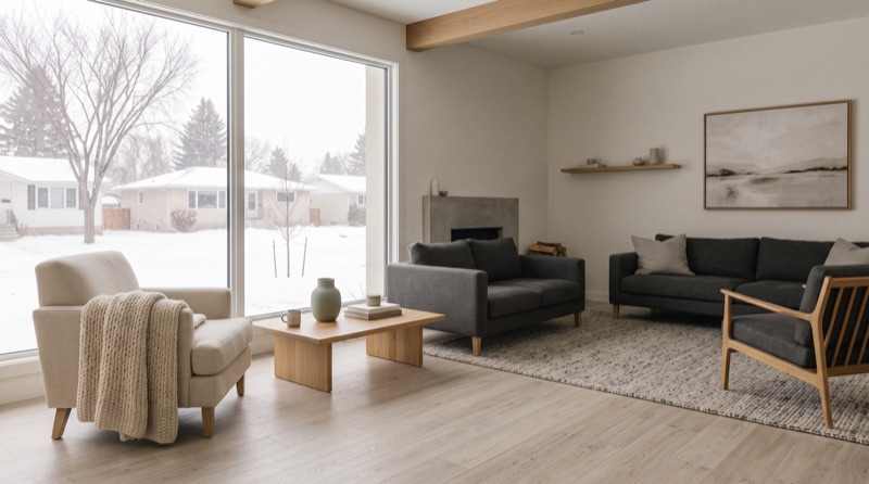 Prairie homes with big open plans in Red Deer