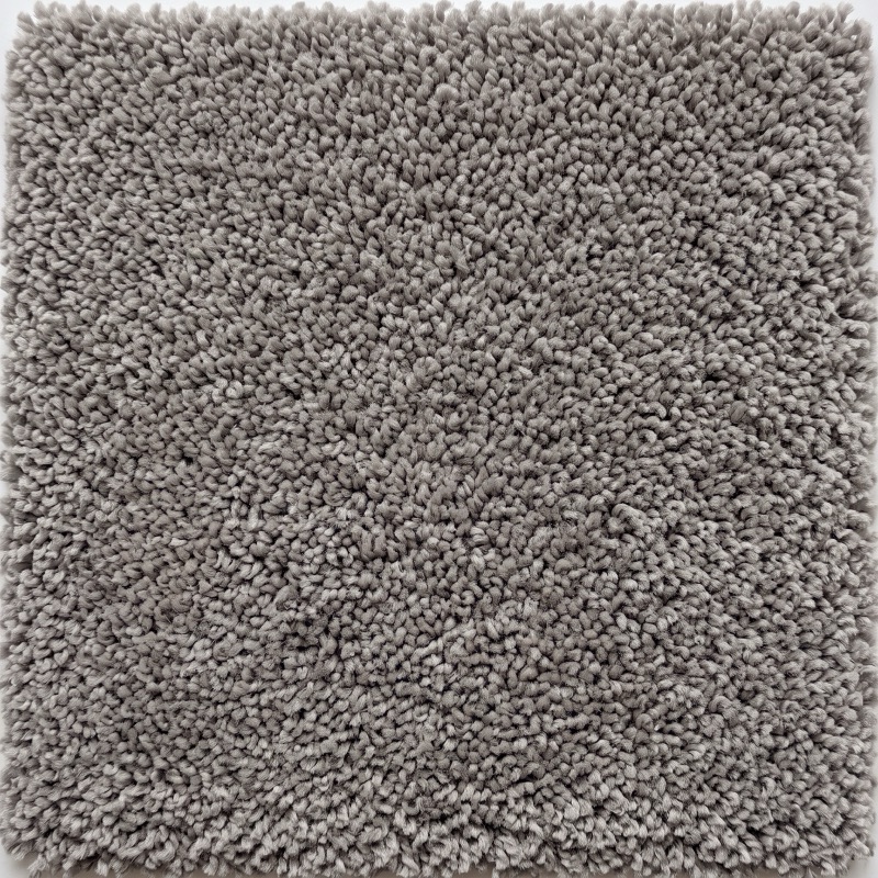 Warm Grey Plush Carpet flooring sample